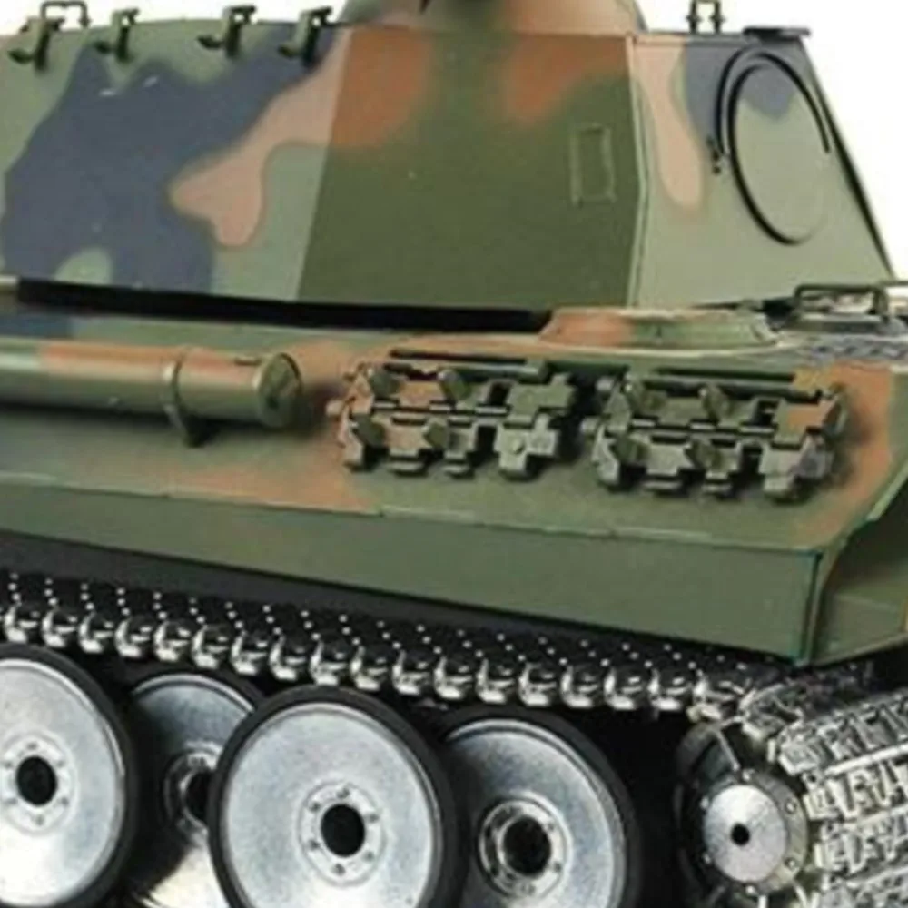 بيع الولايات المتحدة Henglong 1/16 7.0 مخصص Ver Panther RTR دبابة مع جهاز للتحكم عن بُعد 3819 عجلات المسارات المعدنية #1