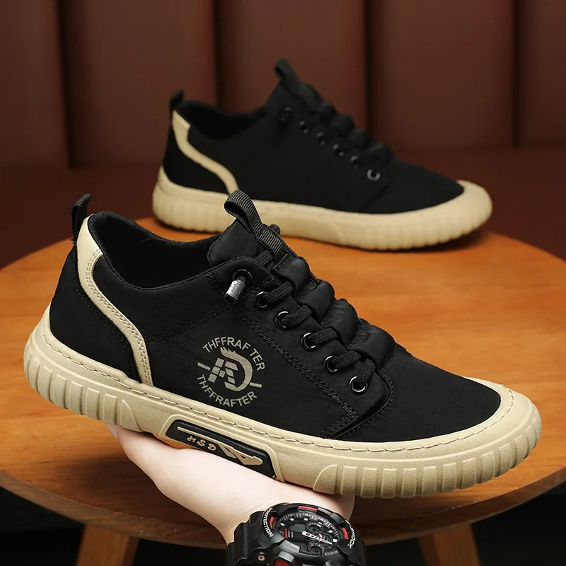 Hot Selling 2025 Fashion Men Casual Sneakers Shoes Men's Vulcanize Shoes Customizable New