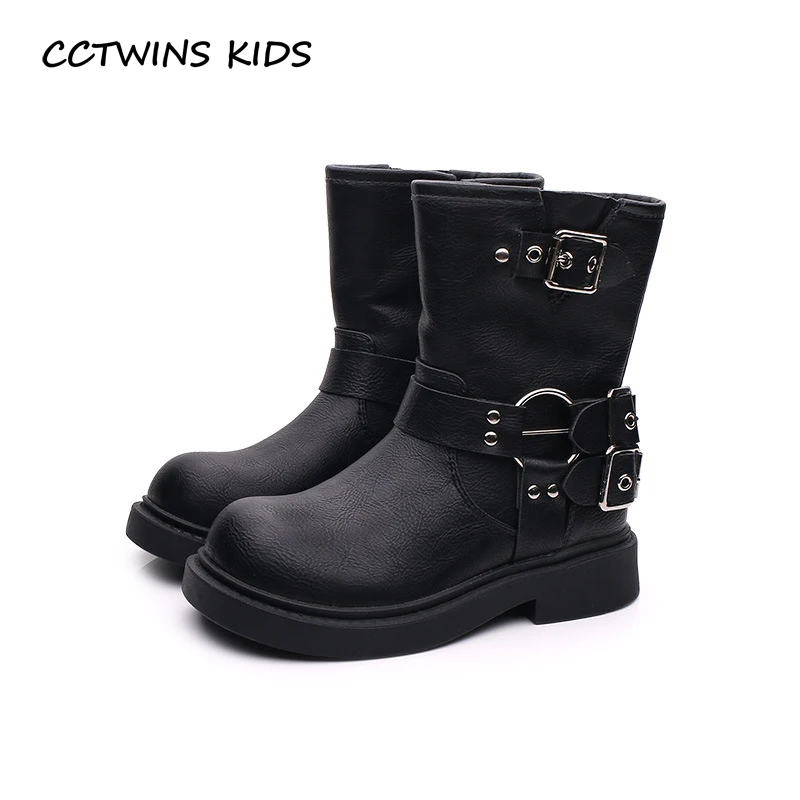 Kids Boots 2023 Autumn Toddler Girls Fashion Brand Chelsea Knight boots Children Princess Shoes Non slip Stud Soft Sole Platform