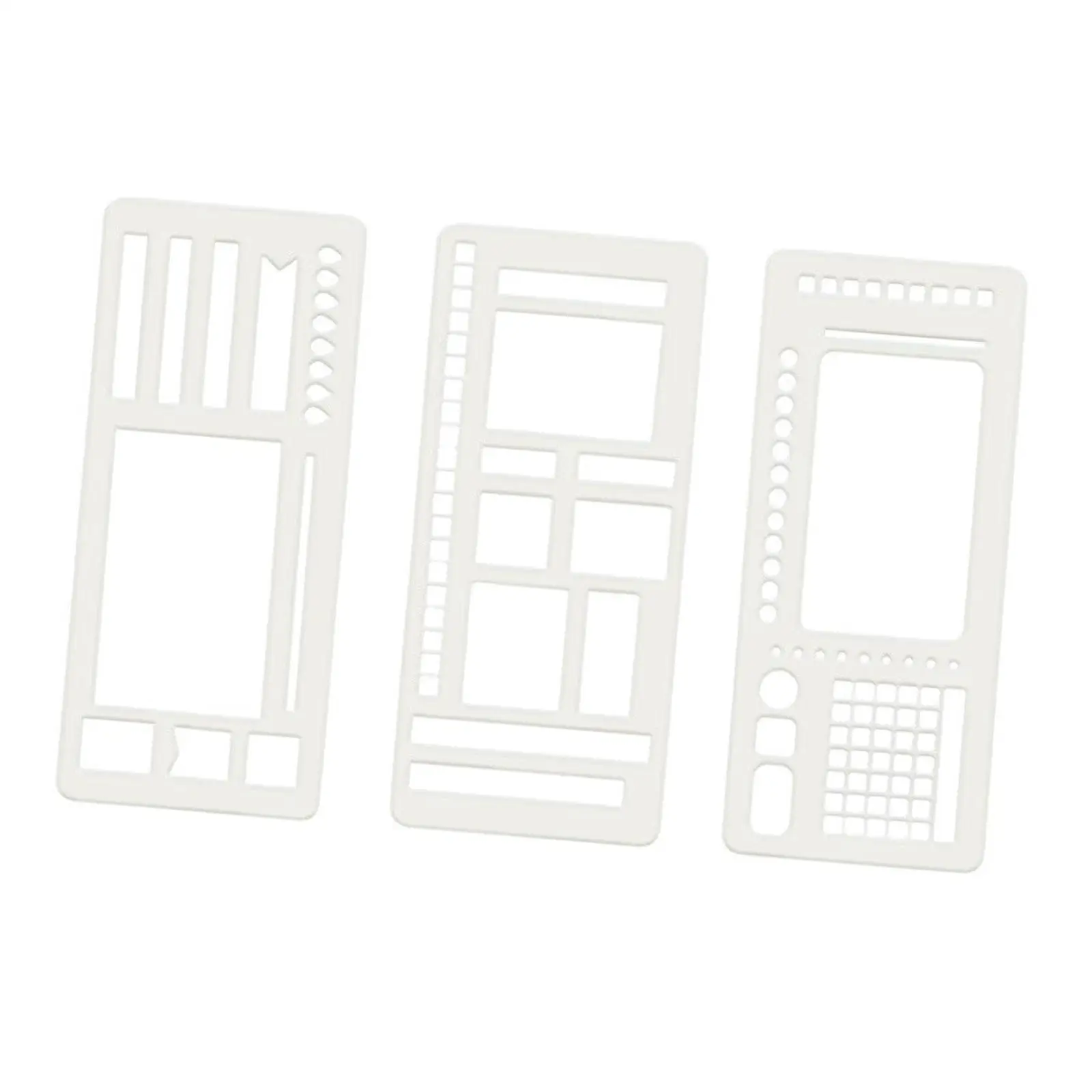 Scrapbooking Templates Plastic Stencils for Craft Painting Journal Tracker and Art Planner Decorations
