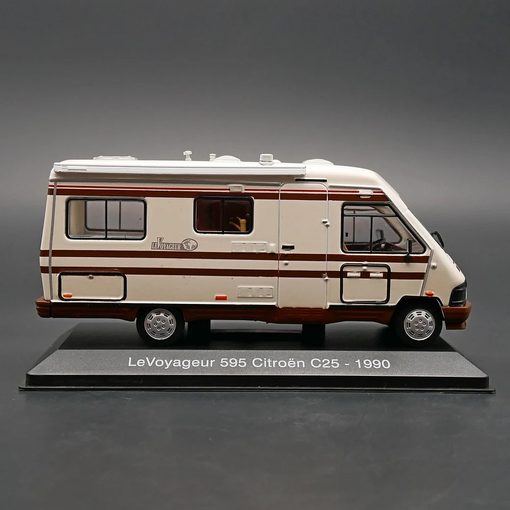 キャンパー-合金カーモデル玩具,1:43スケール,c25 1990 rv