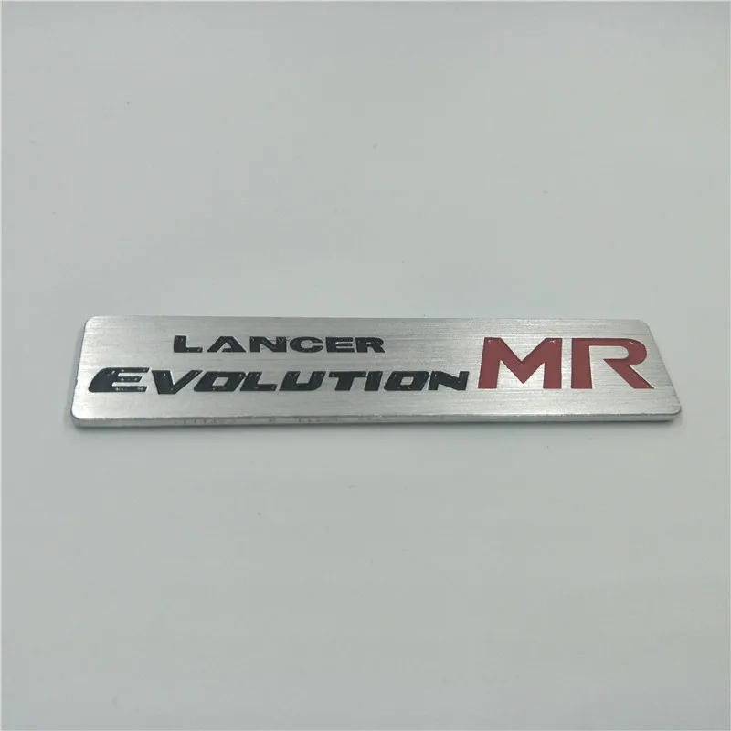 Алюминиевый металлический автомобильный Стайлинг для Lancer Evolution X MR эмблема значок Логотип Наклейка