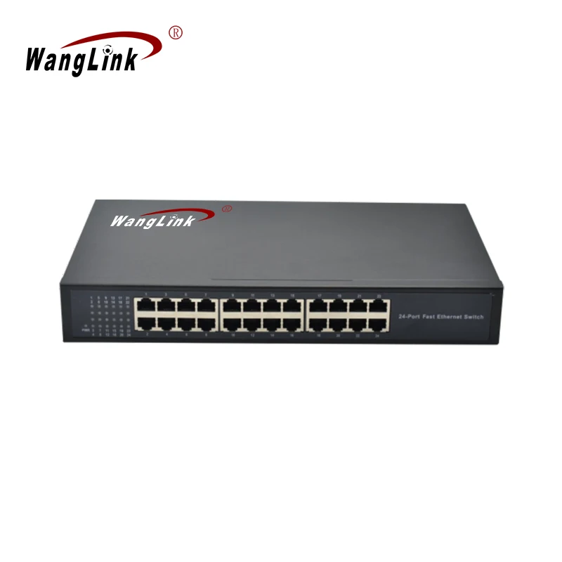 Unmanaged 10/100/1000Mbps Desktop Network Ethernet Switch 24 Gigabit Port