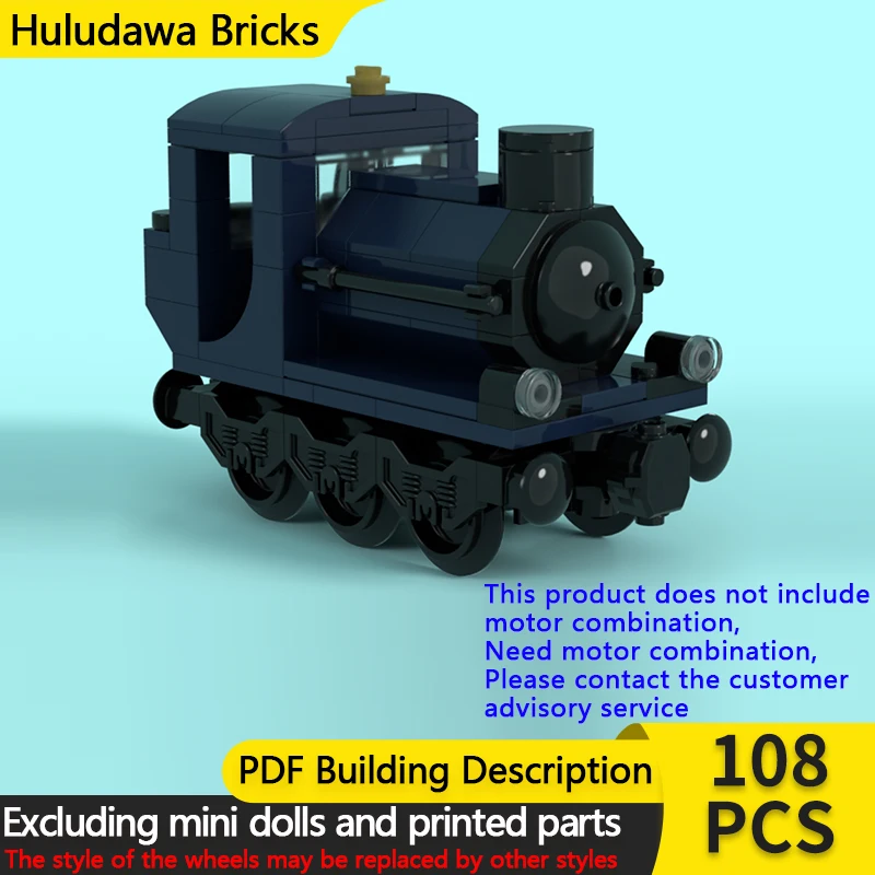 

Модель городской автомобиль MOC, строительные кирпичи, поезд, маленький танк, двигатель, модульная технология, детские праздничные подарки, сборные игрушки, костюм