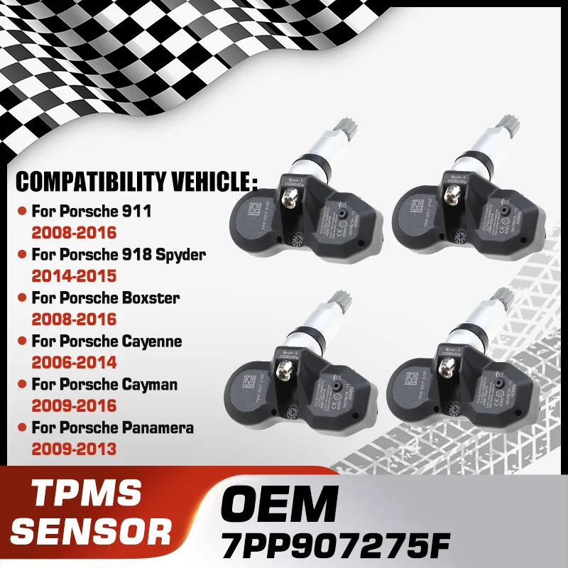 

Car TPMS Tire Pressure Sensor For Porsche 911 Porsche 918 Spyder Porsche Boxster Porsche Cayenne Porsche Cayman Porsche Panamera