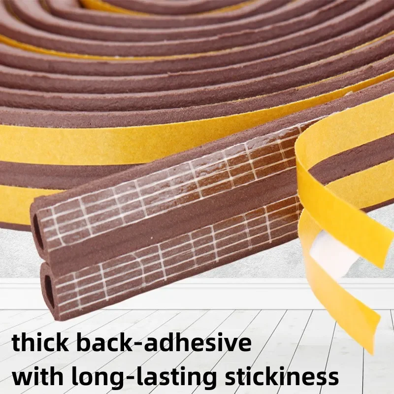 ذاتية اللصق الباب ونافذة ختم الشريط ، الغبار ، عازلة للصوت ، رغوة ختم الشريط ، السير الوقائي ، المضادة للتصادم ، سدادة مطاطية ، 5-10 متر #3