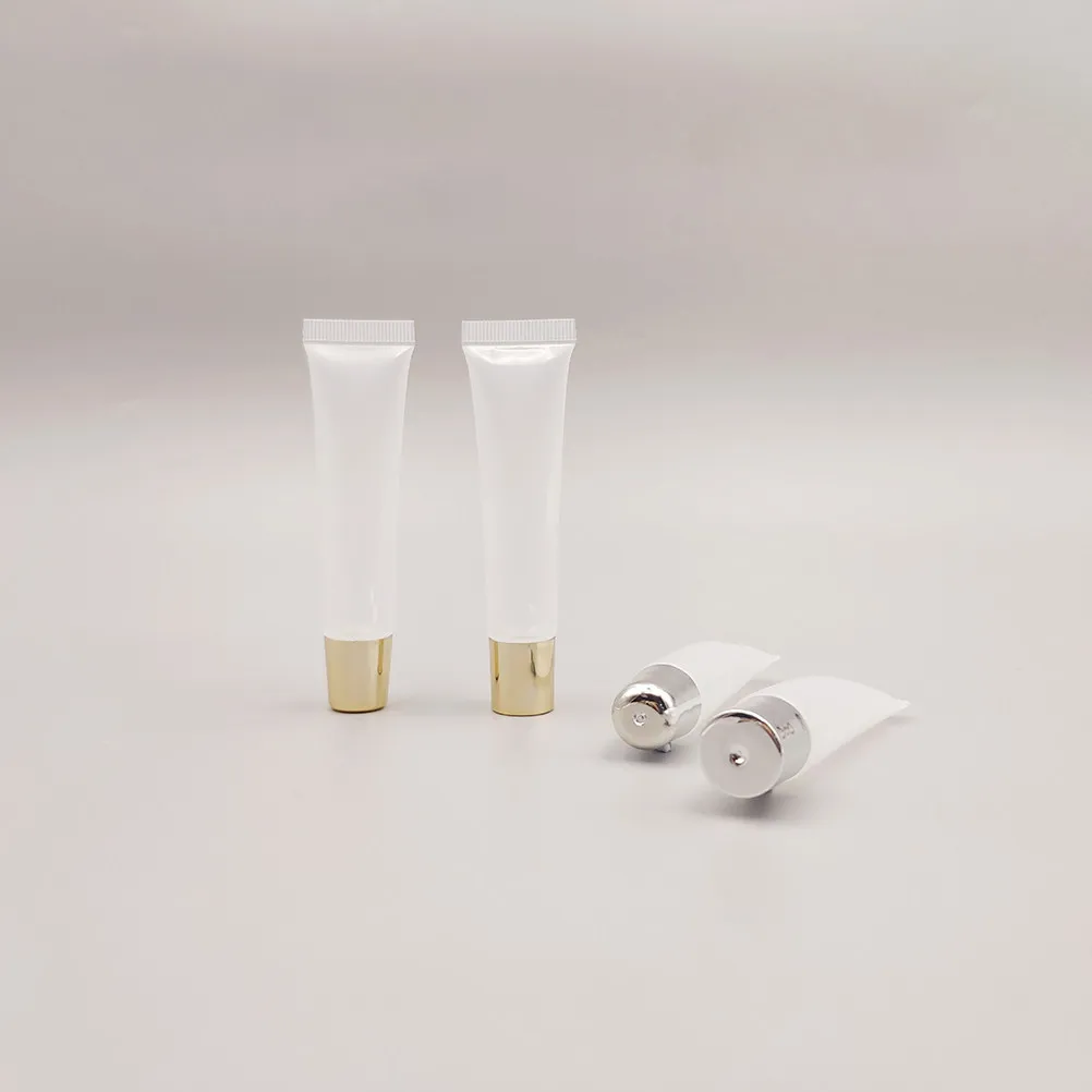

25Pcs Clear Plastic Lip Balm Tubes Empty Squeeze Containers 15ml Travel Lip Gloss Bottles Leakproof Container