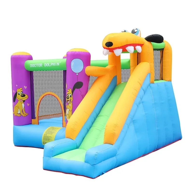 

Home Inflatable Castle Children's Trampoline Indoor And Outdoor Small Amusement Park Slide Trampoline Naughty Castle