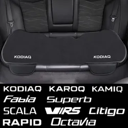 Whole Set Car Seat Cover Cushion Accessories For Skoda Octavia Fabia Rapid Superb Kodiaq Scala Karoq Citigo Kamiq Roomster Enyaq