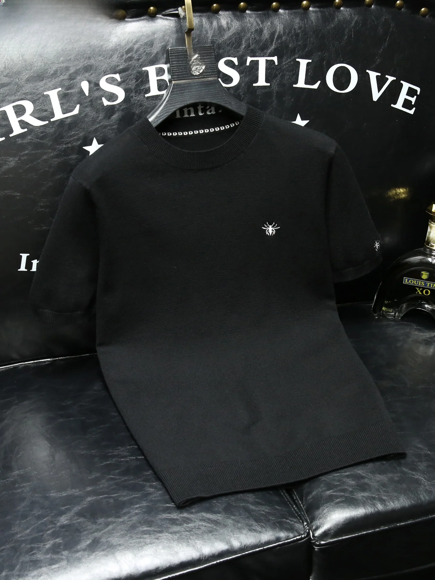 

High-End Brand Men's Wool Sweater Casual Knitted irt Trendy Inner Wear Comfortable Soft Sle Casual Faion Woolen Top