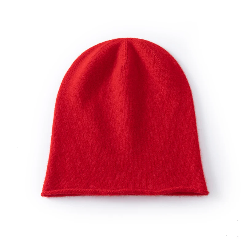 Simple Classic Pure 100% Wool Knitted Curling Heap Beanie Hat for Women and Men Male and Female High Quality for Autumn Winte, image 7