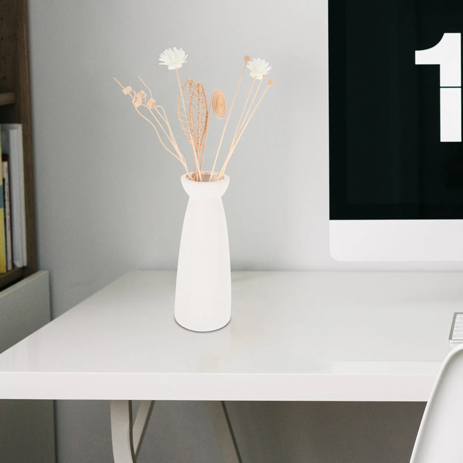 12Pcs Natural Rattan Aroma Diffuser Sticks Flameless Home Bedroom Office Aroma Sticks Diffusion Rod Aromatherapy DIY