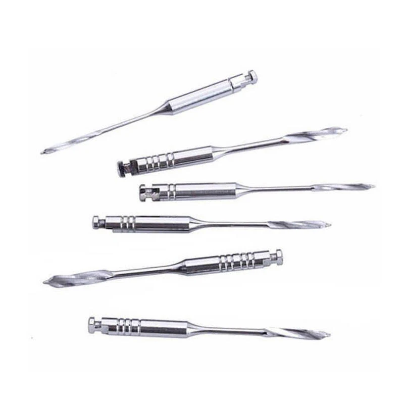 GULPOOE 6Pcs/Pack Dental Endodontic Peeso Reamer Gates Drill 28mm 1-6# Burs Peeso Reamers Endo files largo Dentist Materials