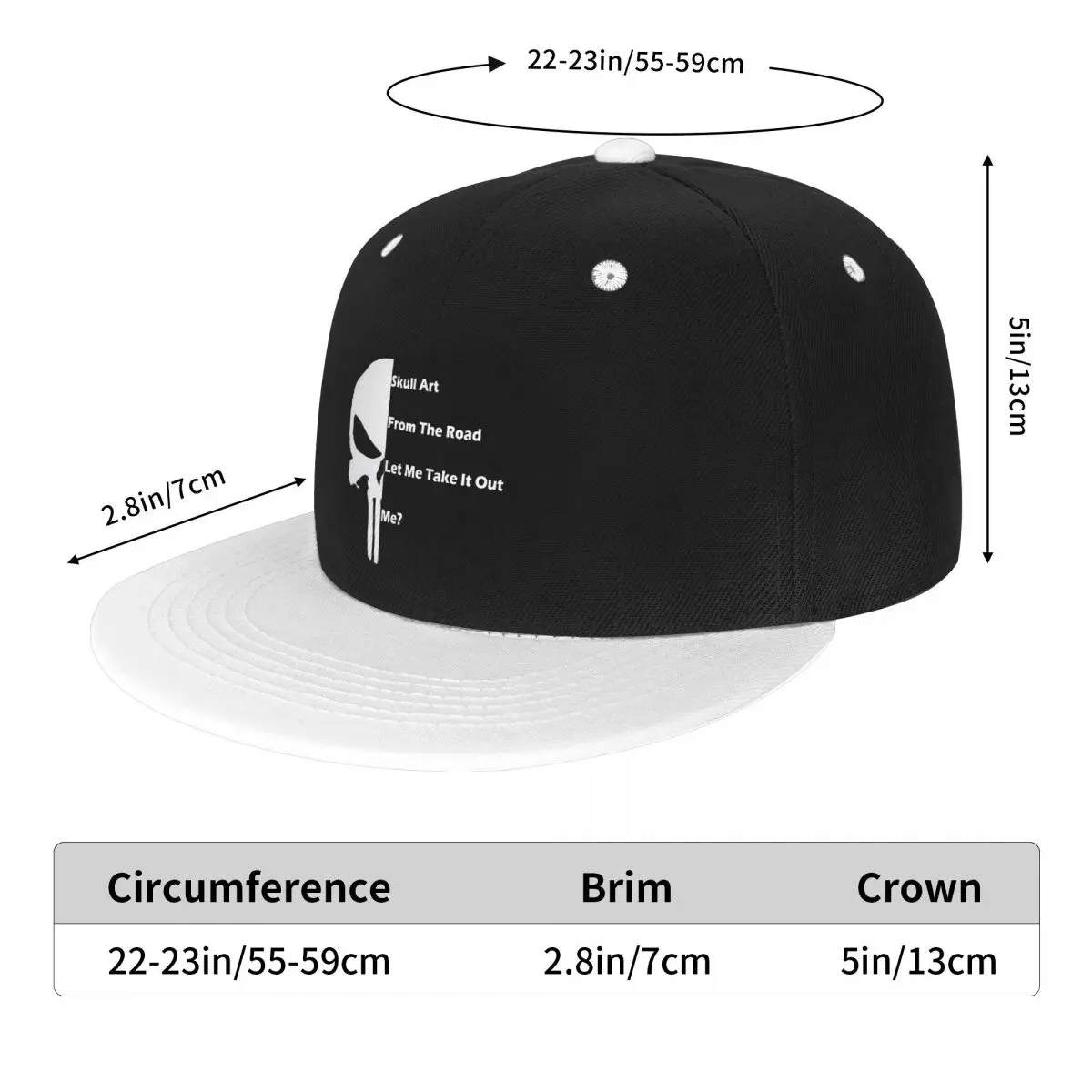 Moda Unisex teschio messaggio scheletro berretto da Baseball adulto Heavy Metal Rock regolabile Hip Hop papà cappello donna uomo Outdoor