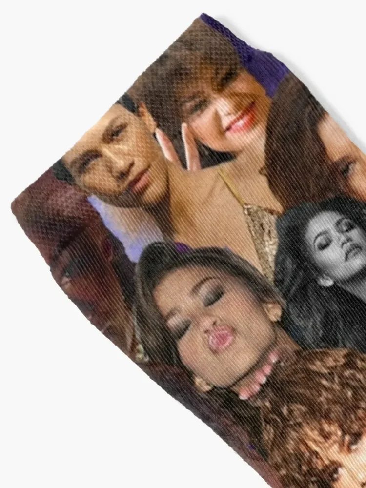 Zendaya Collage Socks basketball sheer cartoon set Socks Girl Men's