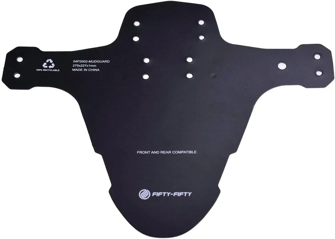 FIFTY-FIFTY MTB Bike Fender, Mudguard, Front And Rear Compatible Bicycle Mudguard, Fit S 26', 27.5', 29' Bike