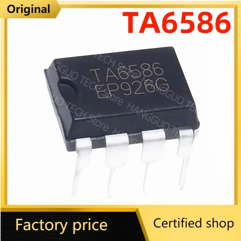 10 Pçs/lote Original e novo TA6586 6586 DIP-8 Driver de Motor IC Chip