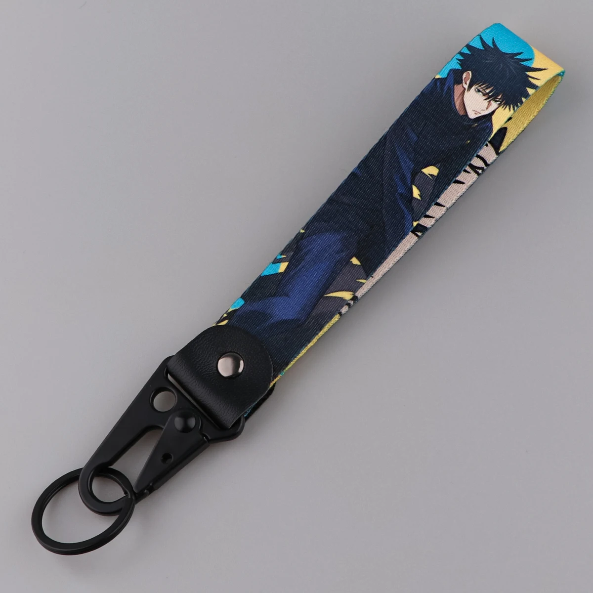 

Japanese Anime Car Keychain Short Lanyard Wrist Straps Motorcycle Keyring Key Holder Accessories Fashion Jewelry Gifts
