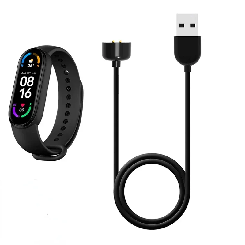 F25 USB Charging Cable Cord Dock For Xiaomi Mi Smart Band 5 6 7 Mi Band 6 Smartband Fast Magnetic Charger Adapter