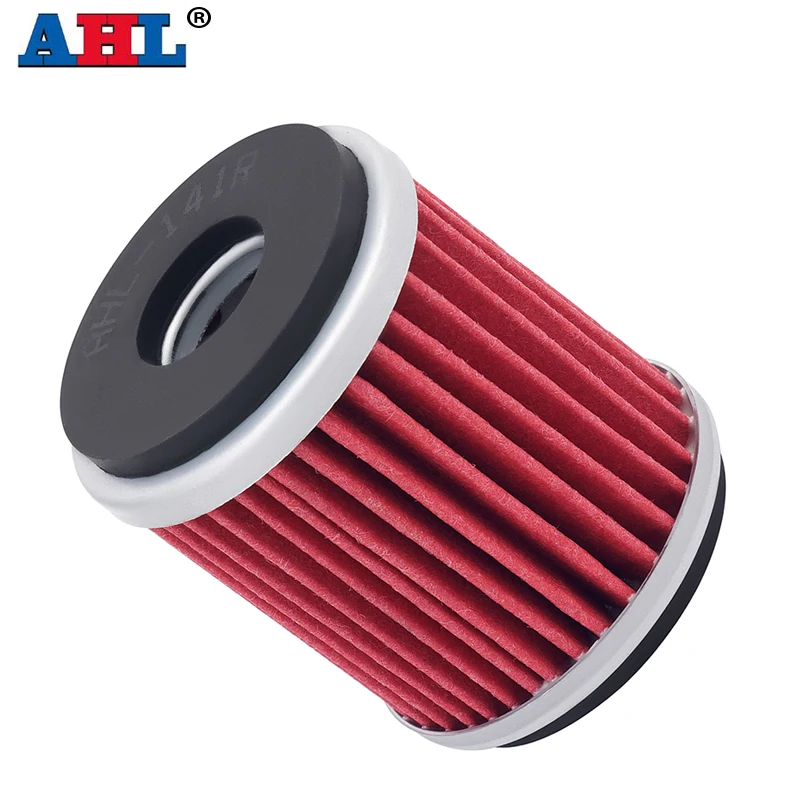 AHL filtro de aceite para Yamaha MT125 YZF R125 VP125 YP125 Xmax 125 XG250 XT250 YBR250 CZD300 T110 Crypton YZ250F YZ450F YFZ 450
