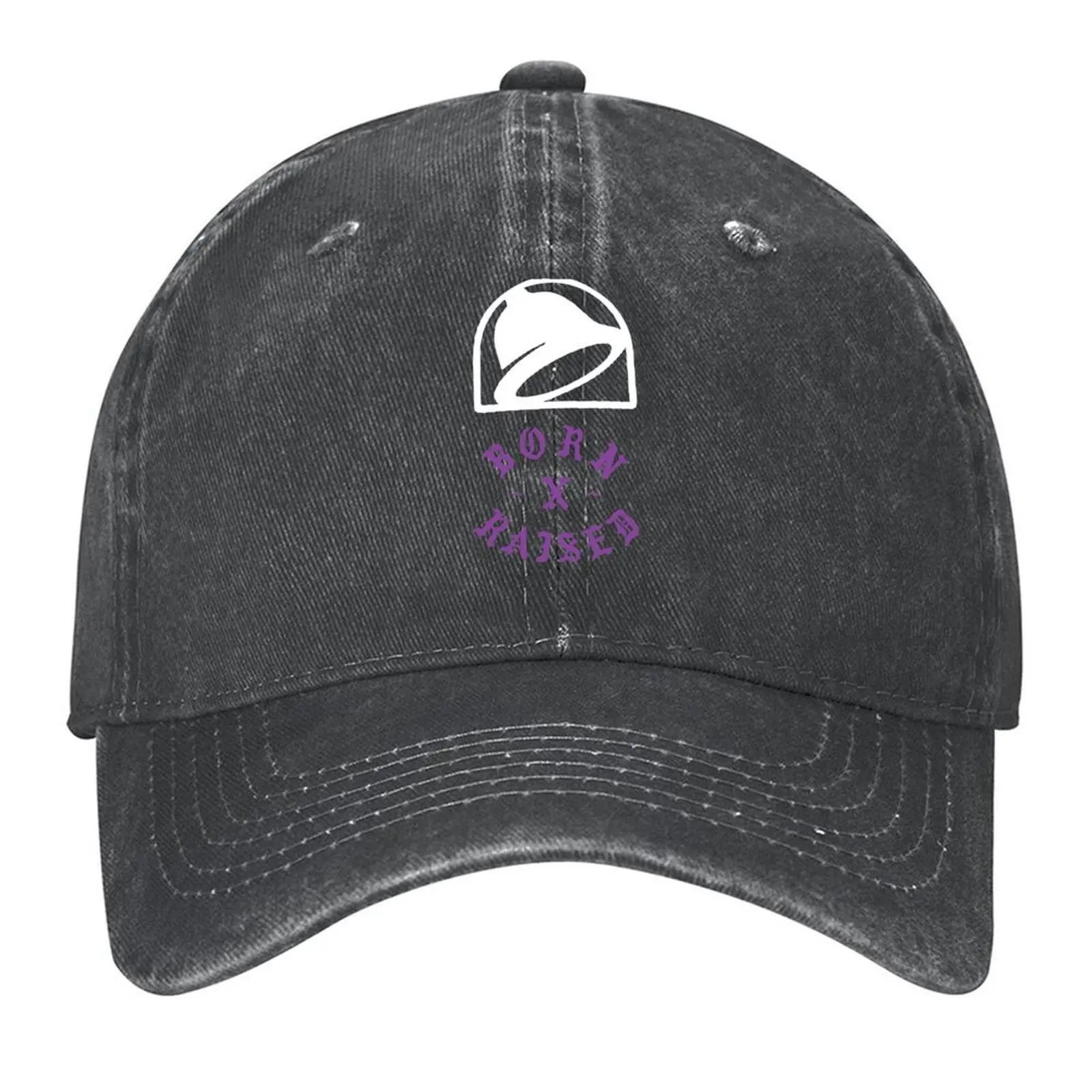

Taco Bell Born X Raised Shirt Baseball Cap Streetwear Gentleman Hat Military Tactical Cap Wild Ball Hat For Men Women's