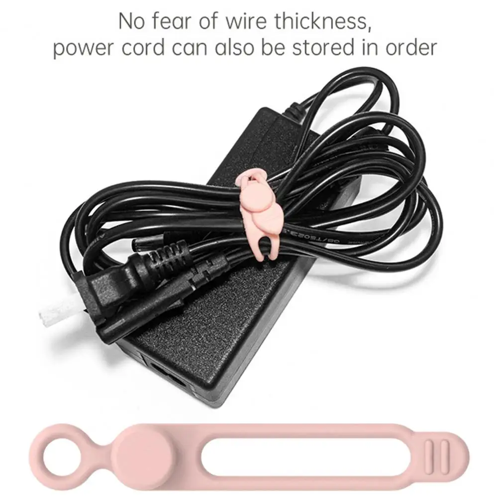 5 шт., зажим-органайзер для кабелей, 10,6 см