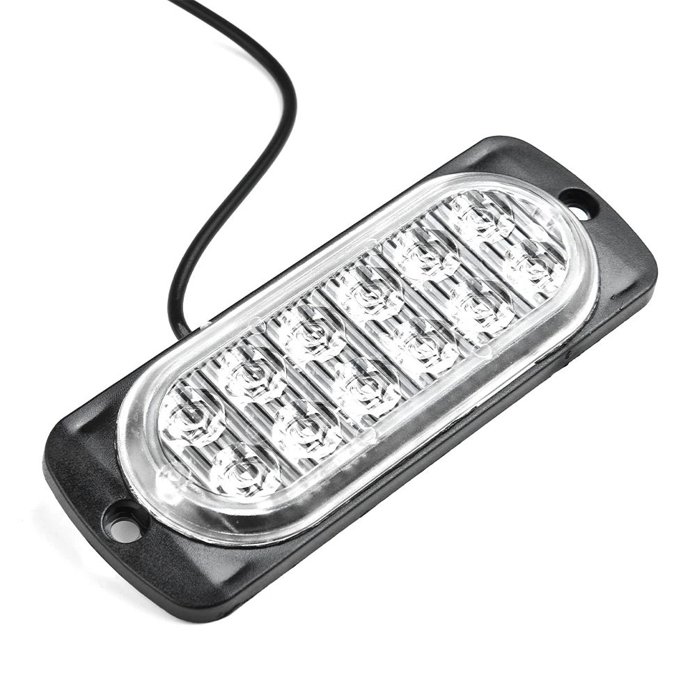 Black Housing Working Lamps Transparent Lens DC 12V-24V Spare 36W Parts White Accessories Car Replacement Truck