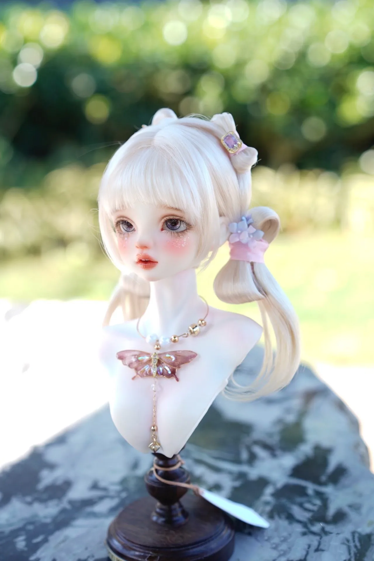 Haar voor pop 1/6 1/4 1/3 BJD pop haar, mohair styling pruik voor blythe pop gratis verzending