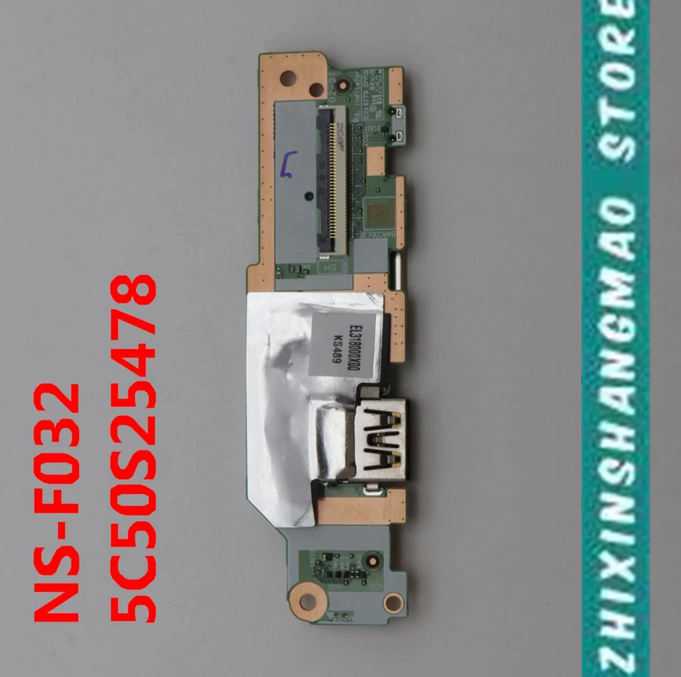 5C50S25478 NS-F032 USB SD Card Power Button Board FOR Lenovo IdeaPad Slim 5 Light 14ABR8 82XS