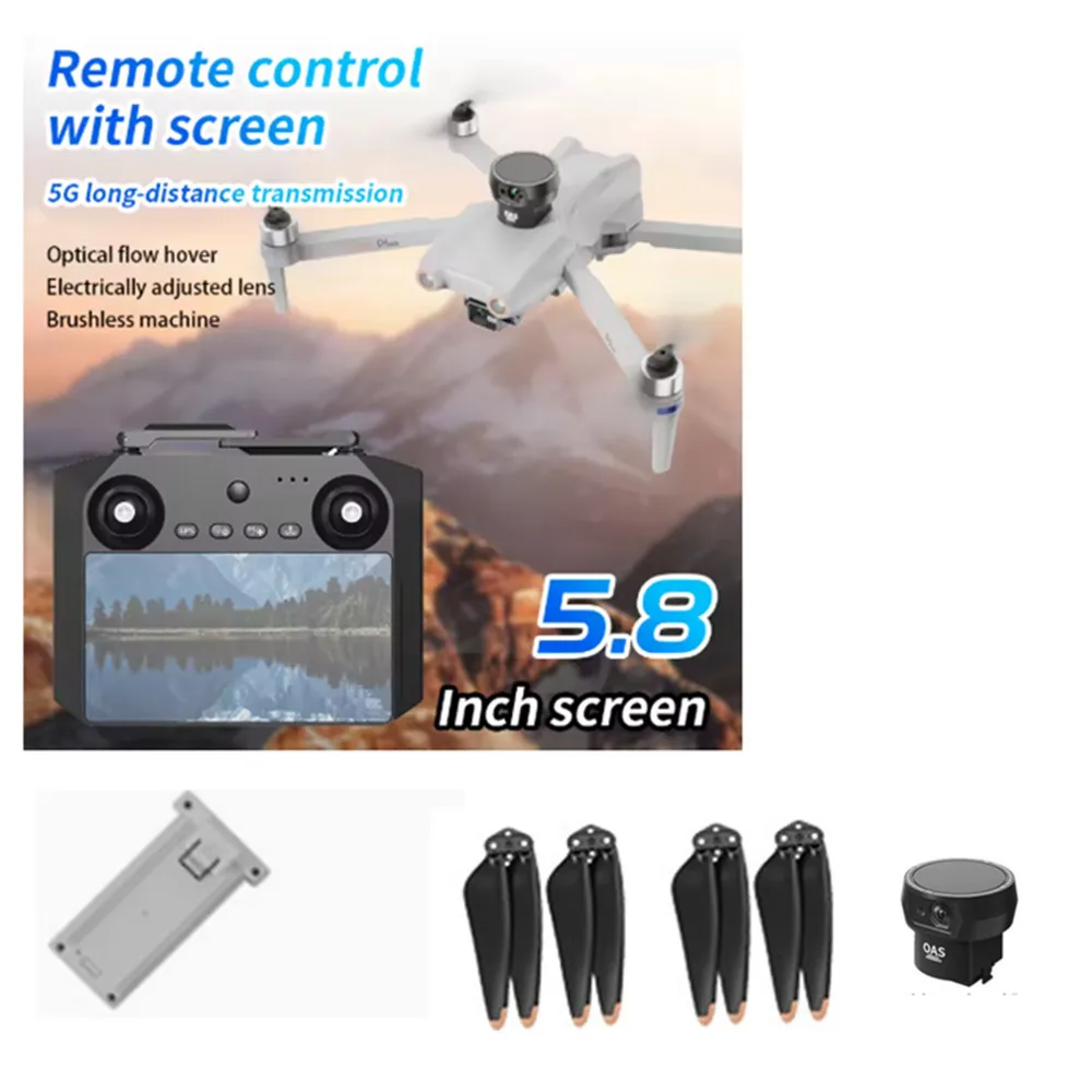 Batterie de Drone GPS M108 PLUS 7.4v 4000mAh, lame d'hélice de Drone M108 M108 PLUS, pièces et accessoires de Drone GPS