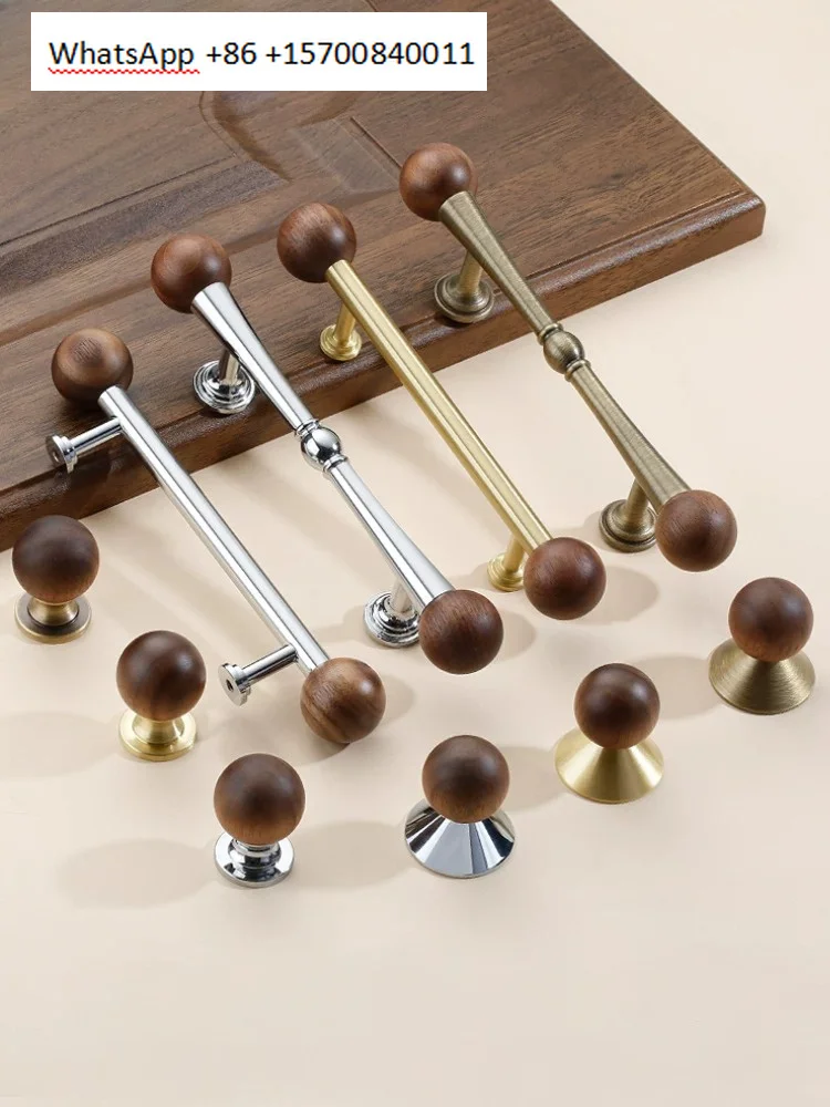 French Vintage Cabinet Door Drawer Brass Handle Walnut Ball Medium Antique Silver Cabinet Cabinet Wardrobe Handle