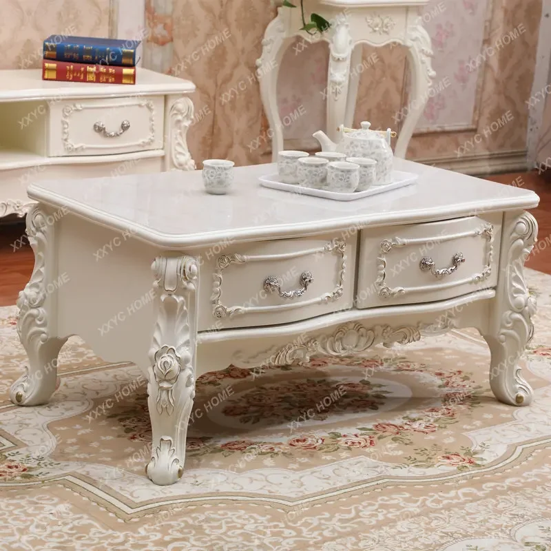 

Simple and modern small apartment living room tea table household solid wood coffee table