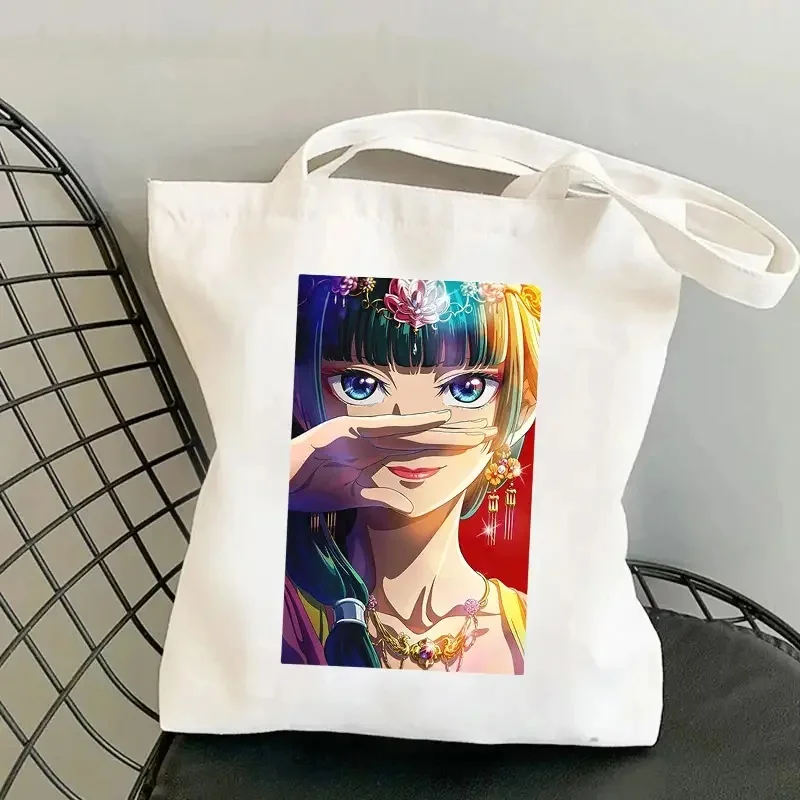 

Anime Girl Pharmacist Tote Bag Large Capacity Travel Tote Bag Eco-Friendly Shopping Bags Cosplay Party Gift