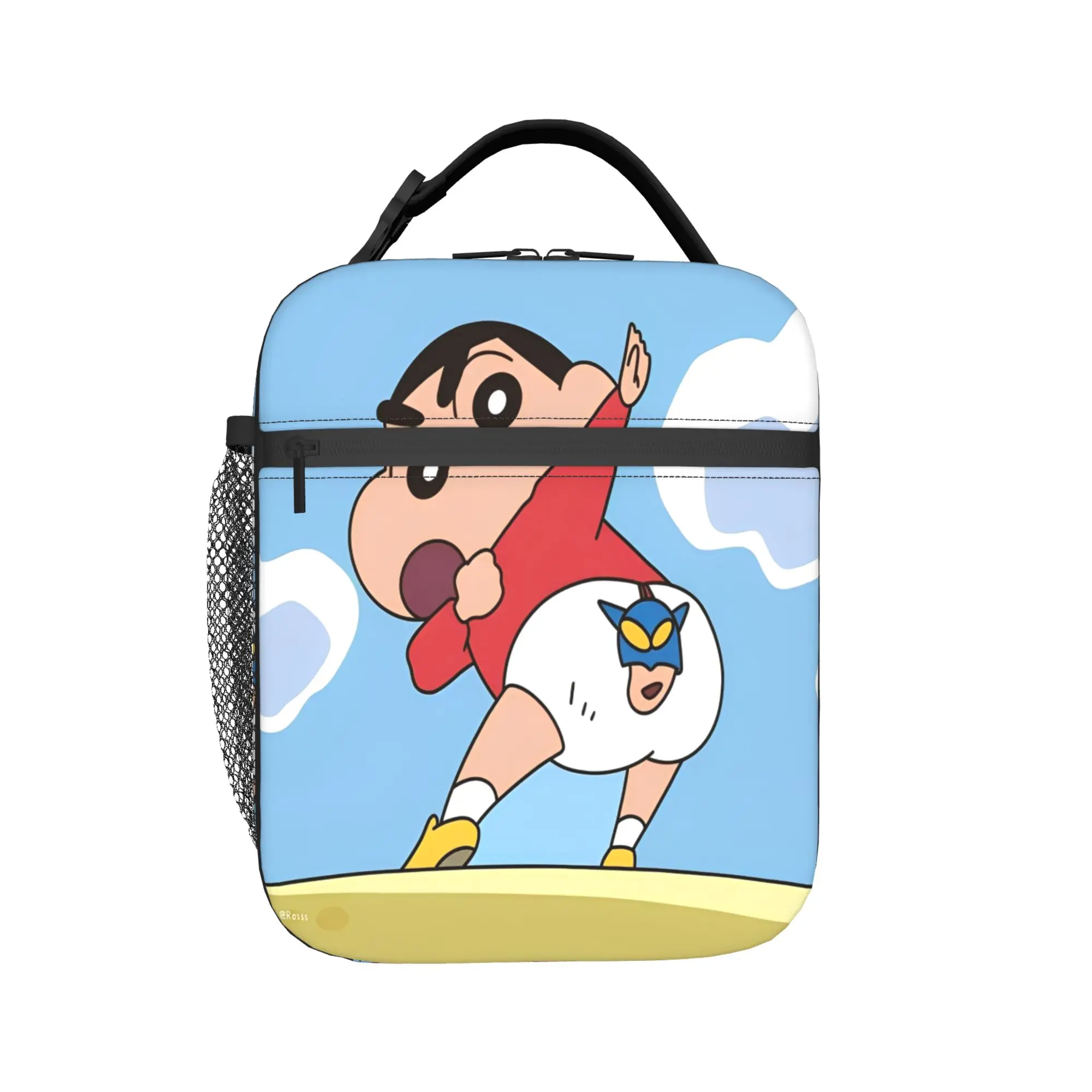 

Crayon Shin-chan Thermal Insulated Lunch Bag for Work Portable Food Bag Men Women Cooler Thermal Food Box