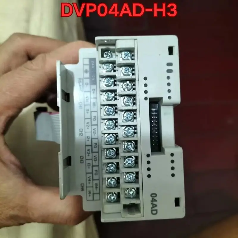 Second-hand PLC module DVP04AD-H3 function test is normal Original authentic Latest price in December 2025