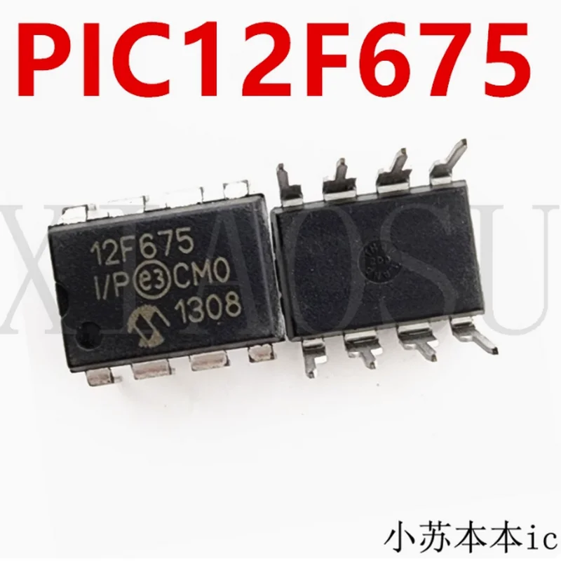 (5-10pcs)100% New original 12F675 PIC12F675 PIC12F675-I/P DIP-8 IC Chipset