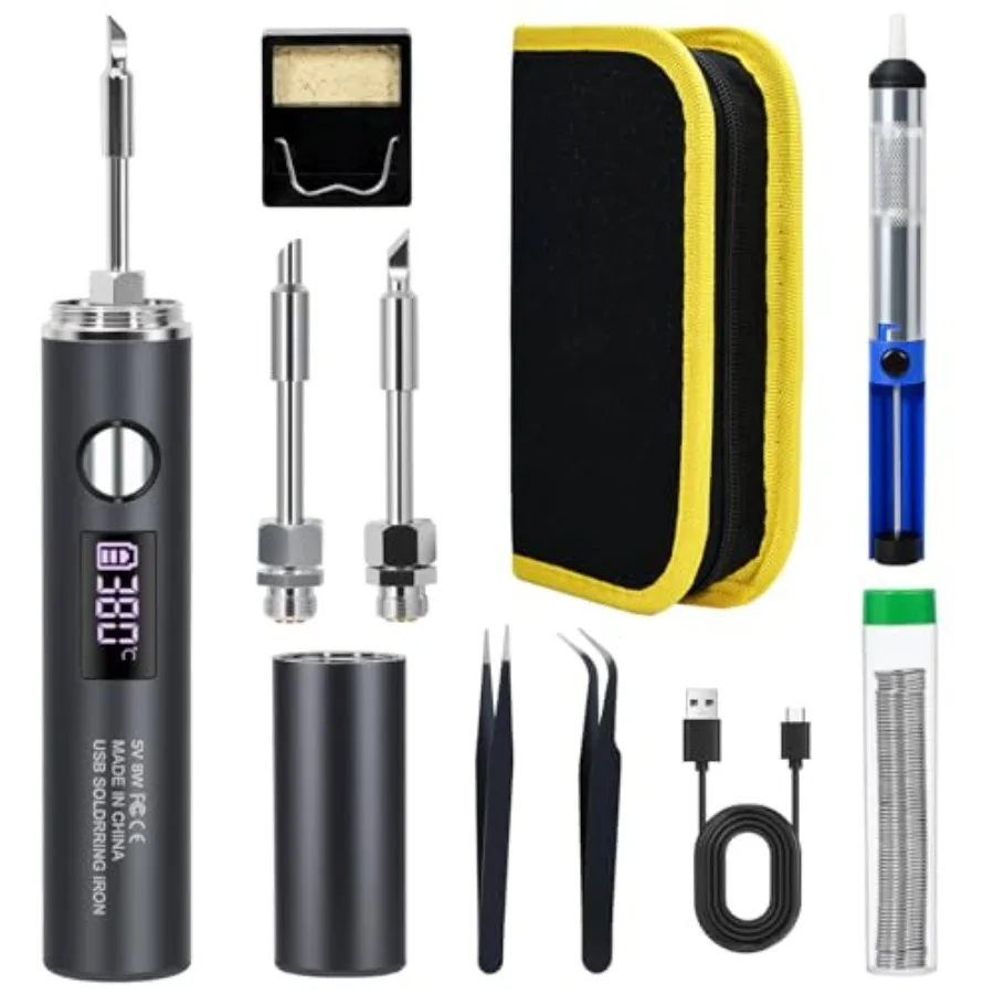 Cordl Rechargeable Soldering Iron 10 Piece Kit