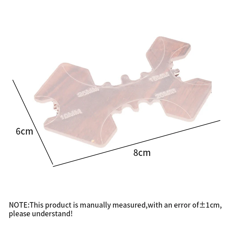 NUBECOM 1PC Zipper Folding Acrylic Tool Leather Supplies Practical Zipper Bending Folding Assist Device DIY Leather Accessories