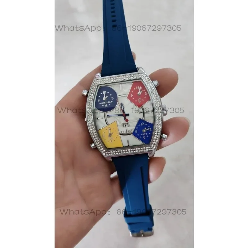 

24-Hour Shipping Quartz Fashion Couple Plate Boys and Girls Silicone Tape Watch