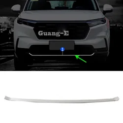 Stainless Steel Car Front Bumper Trim Decoration Cover Frame Strip Auto Exterior Accessories For Honda CRV CR-V 2023 2024