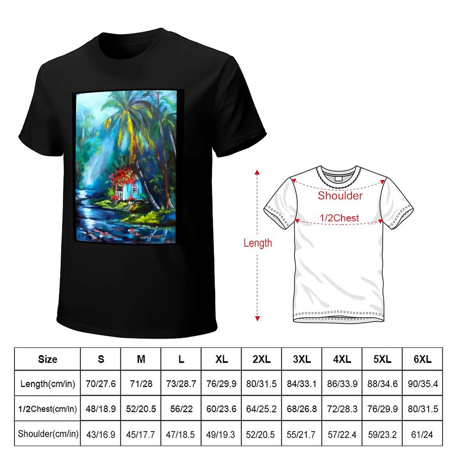 Old Hawaiian Homestead T-Shirt Casual Loose Daily Wear T-Shirt