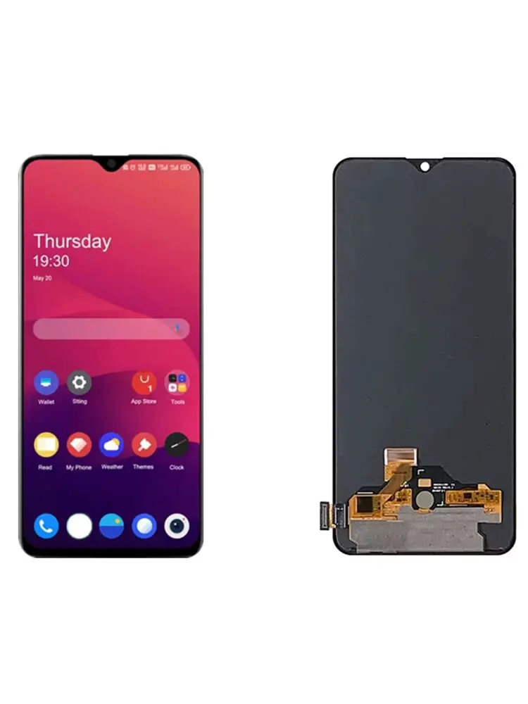 6.41 test AMOLED For OnePlus 6T LCD 1+6T Display Touch Screen Digitizer Assembly One Plus 6T A6010 A6013 Display Replacement