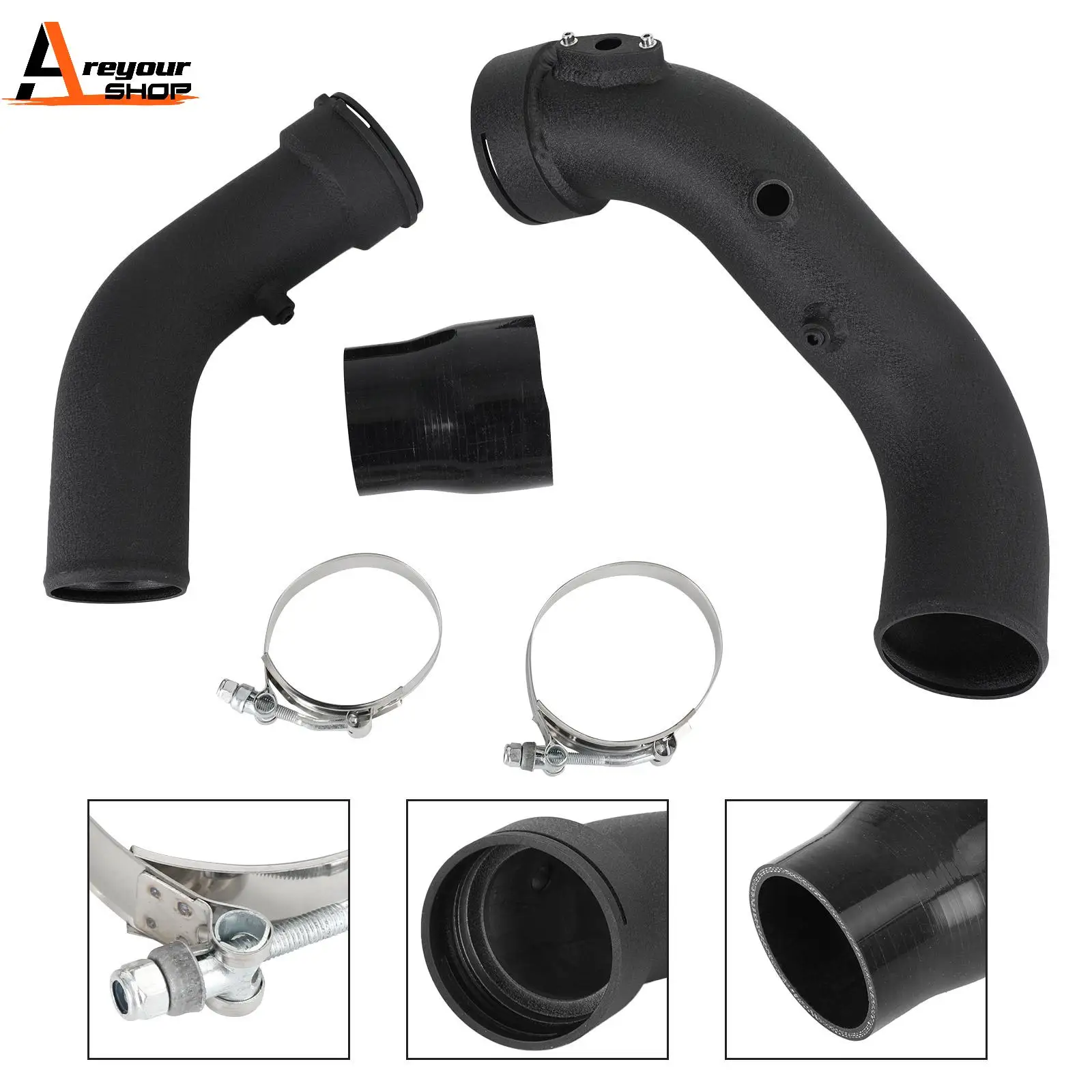 Areyourshop Intake Charge Pipe for BMW M2 M235i 335i 435i N55 F20 F30 RWD 2012 2013 2014 2015 2016 Car Auto Parts