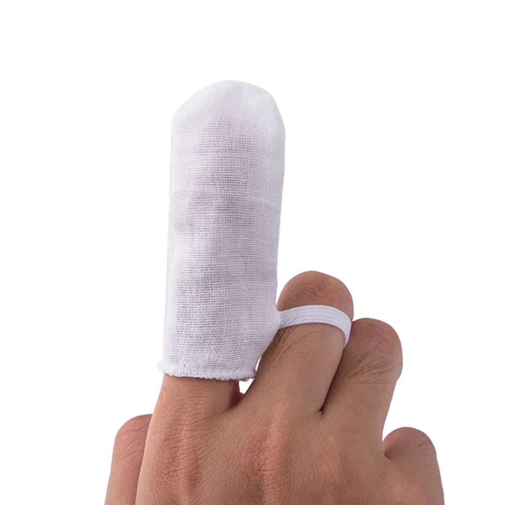 

6pcs Finger Toothbrush Medical Gauze Sterilized Non-Toxic For Infant Oral Care Baby Teeth Cleaning Newborn Gum Protection Tool