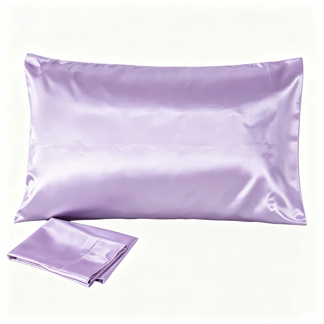 1 stuks satijnen kussensloop v - Satin Silk Pillowcase Hair Skin recensie en prijs