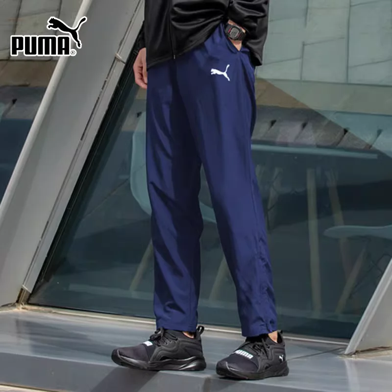 PUMA Men's Pants Official Authentic 2026 Summer Style Sports Pants Casual Pants Tapered Pants Woven Long Pants Men 657327-06