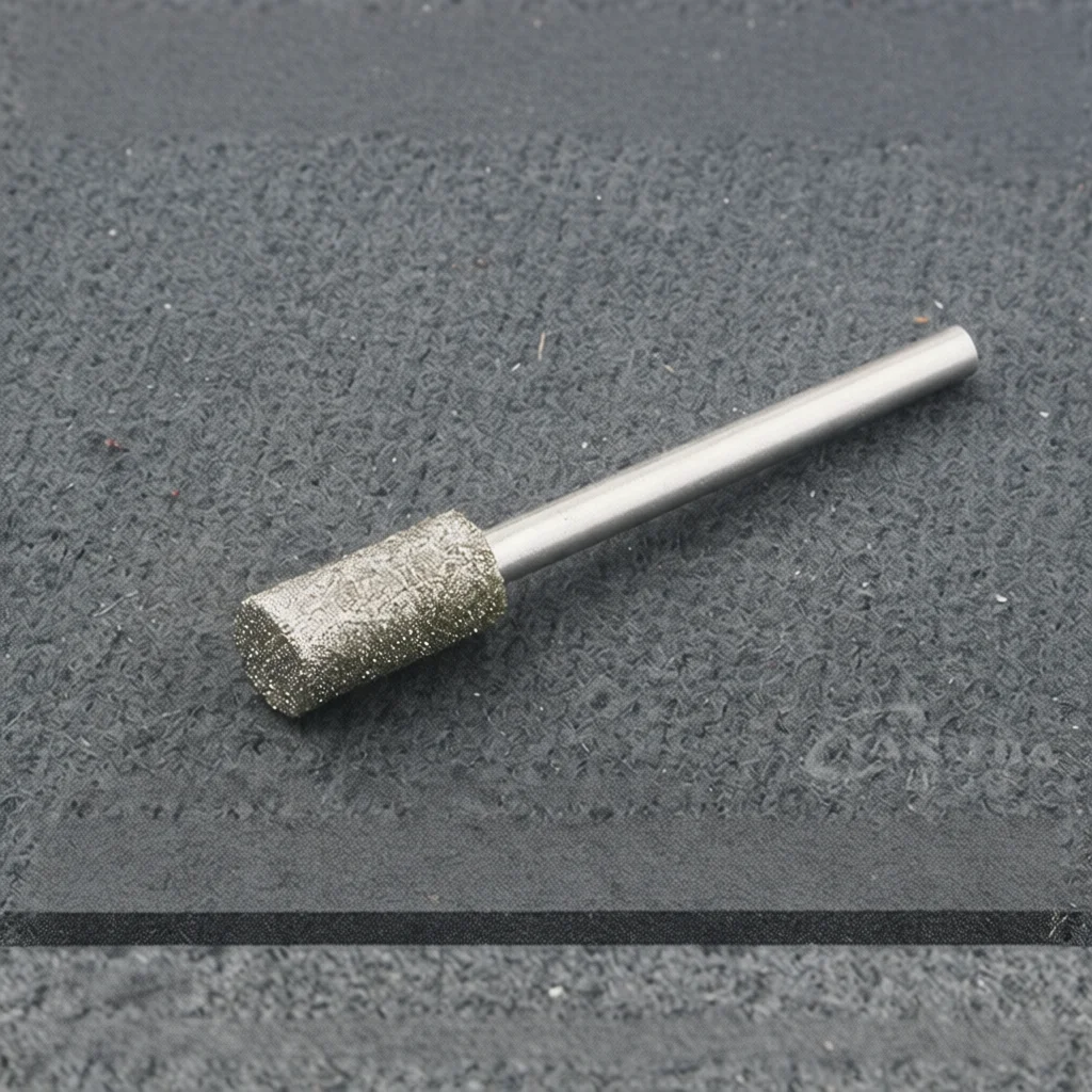 Diamond Burr Grinding Head Cylinder Rotary Tool Bits For Jade Gemstone Sculpture Engraving Polishing Arts Crafts Supplies