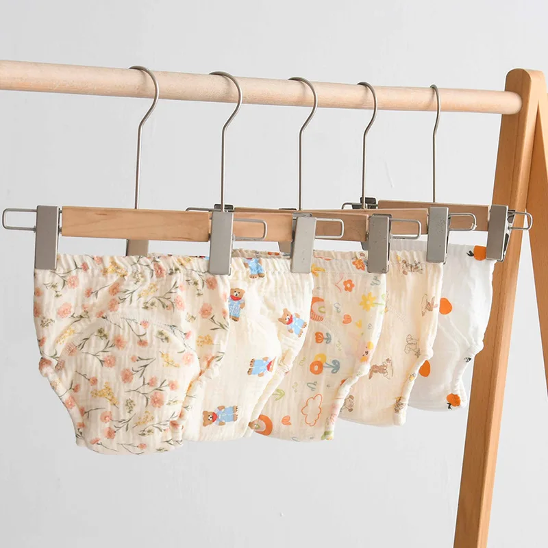 Washable Baby Training Pants Cotton Diapers Bubble Gauze Nappy Breathable Reusable Children's Underwear Toddler Cloth Diapers