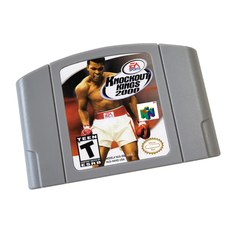 

N64 games Cartridge-Knockout Kings 2000 64 NTSC Version Retro Games reconstructed
