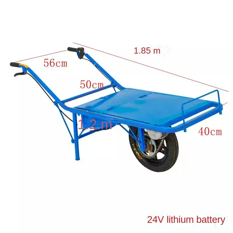 

ZC agricultural electric chicken bus hand push unicycle orchard handling small lithium battery trolley